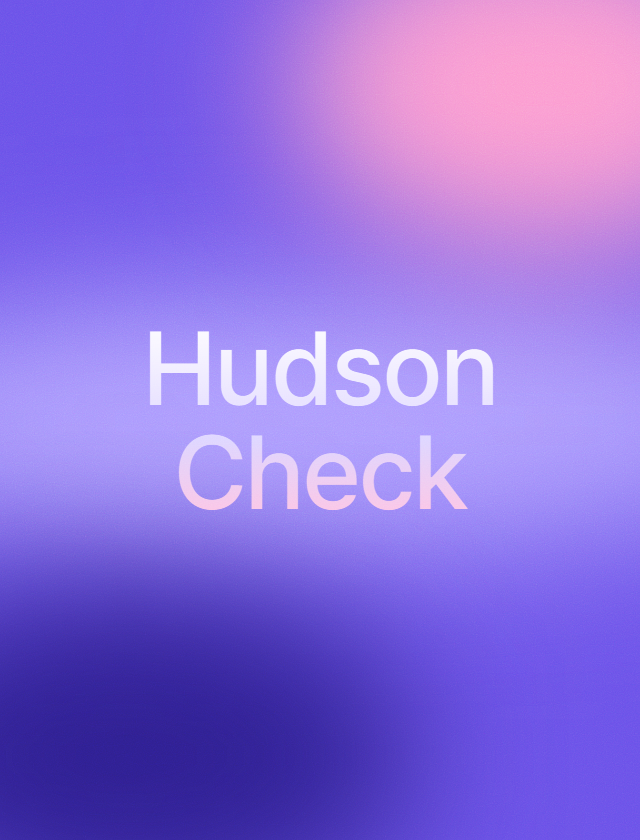 Hudson Check
헏슨 검토